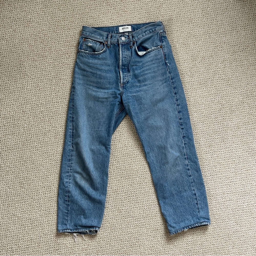 AGOLDE jeans 90s mid rise straight, size 25